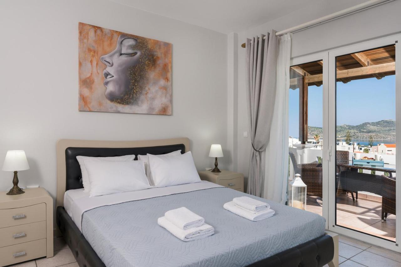 Casa De Philippe With Unique Seaview 2' From Beach Agia  Exterior photo