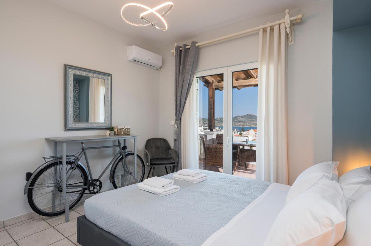 Casa De Philippe With Unique Seaview 2' From Beach Agia  Exterior photo