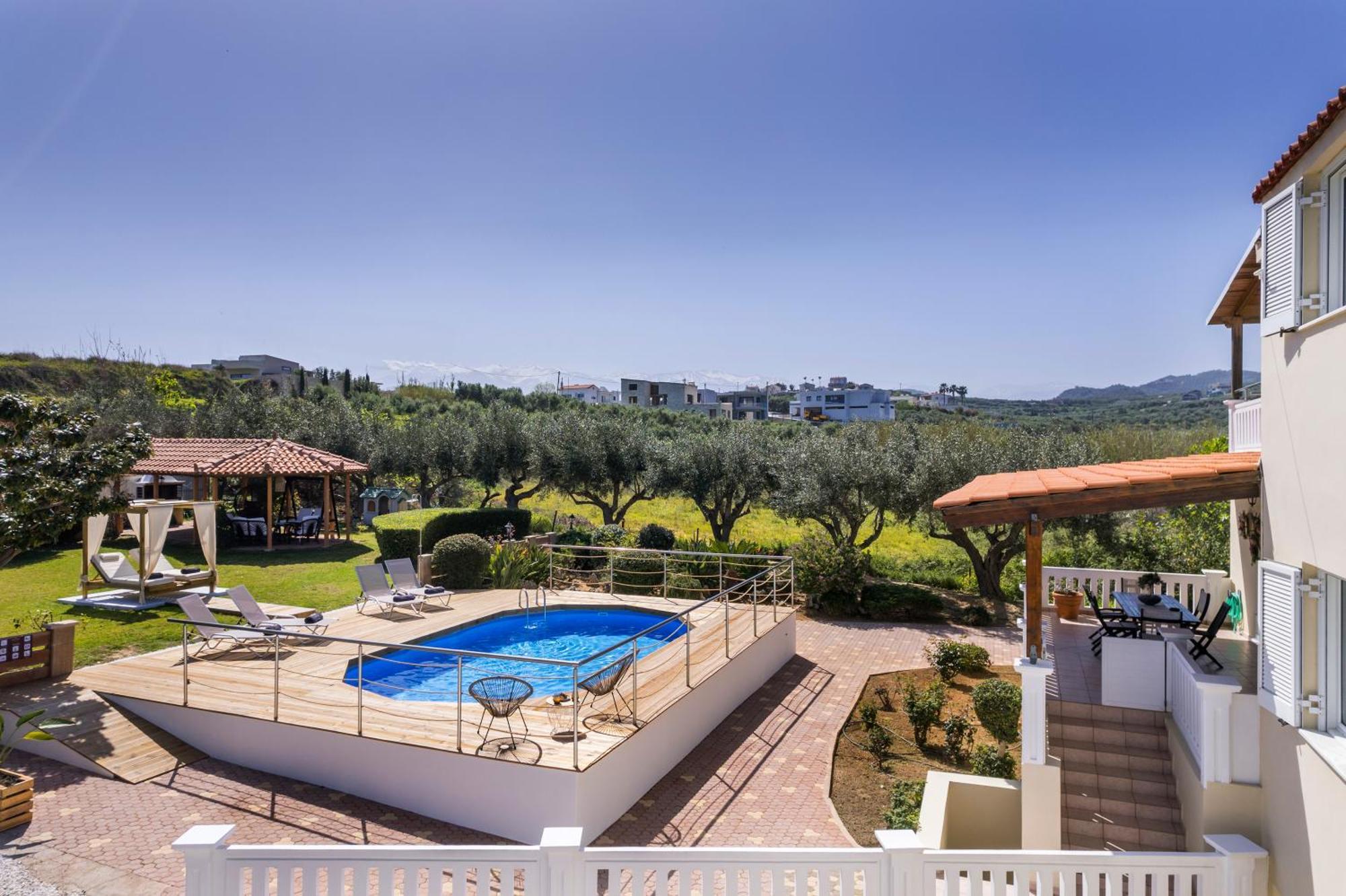 Casa De Philippe With Unique Seaview 2' From Beach Agia  Exterior photo